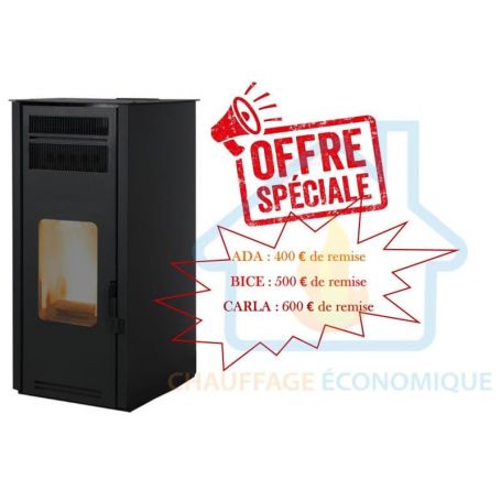 Poele a granule paiement en plusieur fois 7KW utile (prix pas cher)