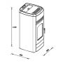 Thermo poele a granule chauffage central chaudiere laminox
