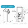 Installation poele a granule Erica Omnia 15 Laminox canalisable silencieux