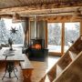 poele à bois grande vitre - design