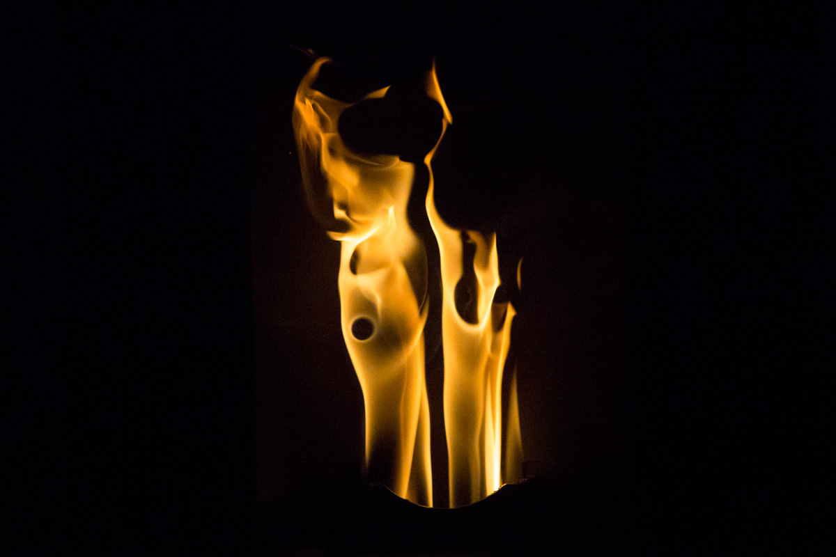 Label flamme verte - Grande flamme de poele Jessica