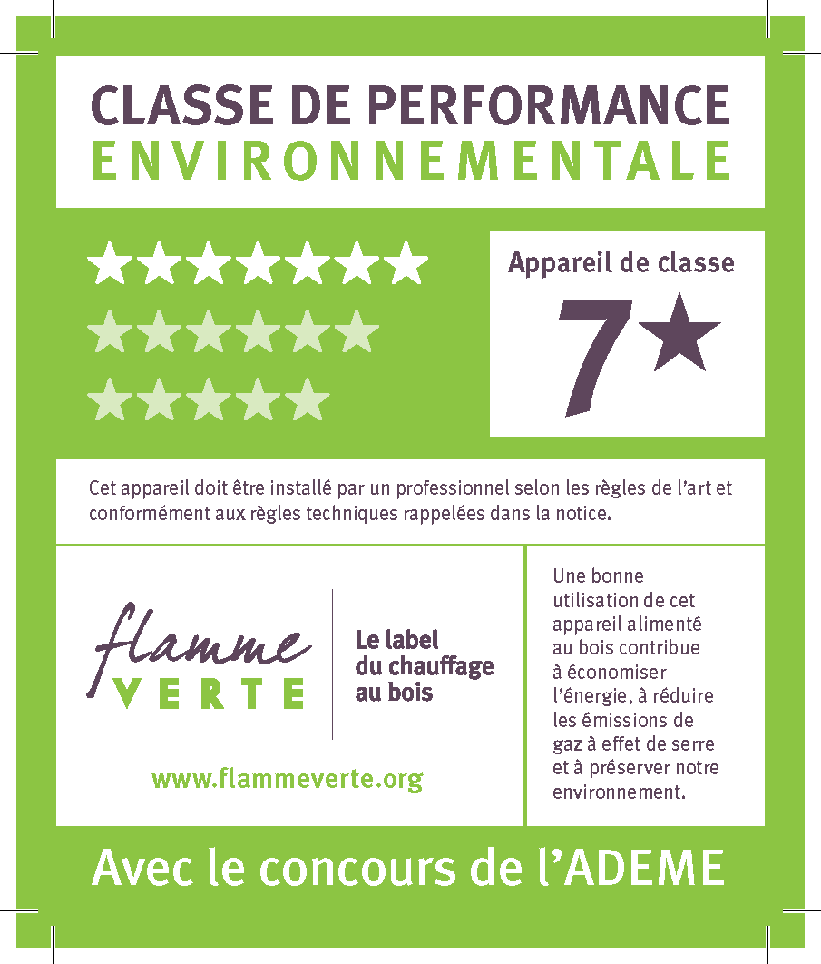 Label flamme verte 7 étoiles - Chauffage Economique